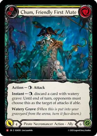 Chum, Friendly First Mate — High Seas