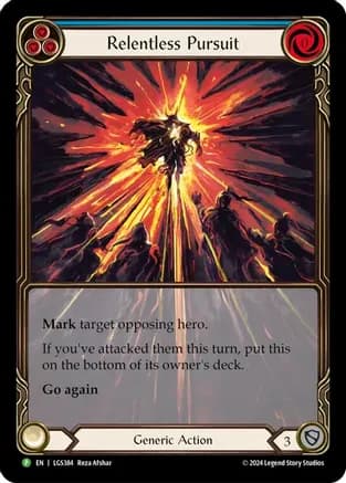 Relentless Pursuit - LGS384 — Flesh and Blood: Promo Cards