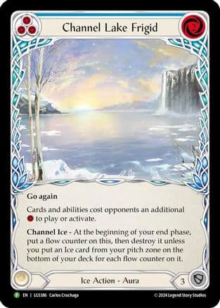 Channel Lake Frigid - LGS386 — Flesh and Blood: Promo Cards Flesh and Blood card by Carlos Crosthwaite