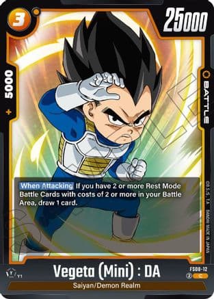 Vegeta (Mini) : DA - FS08-12 — Starter Deck 8: Vegeta (Mini) Super Saiyan 3