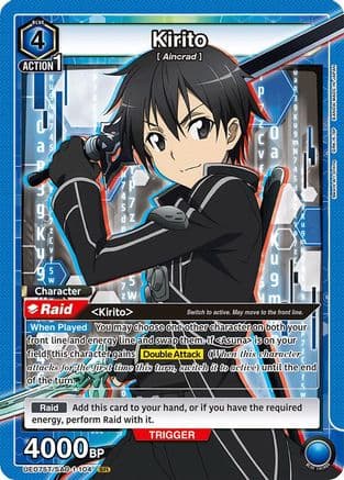 Kirito (104) — Union Arena card