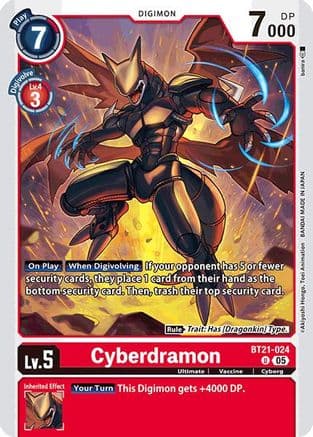 Cyberdramon — World Convergence Digimon Card Game card by banira