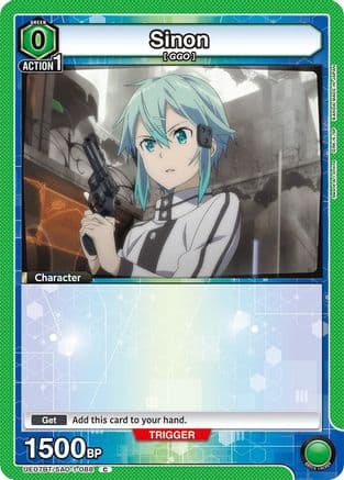 Sinon (088) (Box Topper Foil) — UE07BT: Sword Art Online