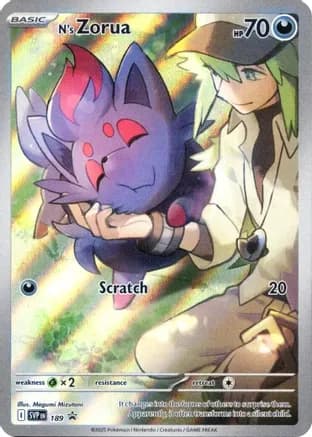 N's Zorua - 189 — SV: Scarlet & Violet Promo Cards