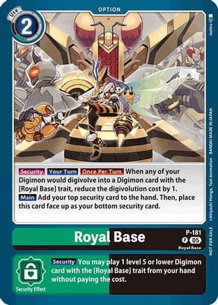 Royal Base (Store Tournament 2025 Vol.2 Participation Pack) — Digimon Promotion Cards