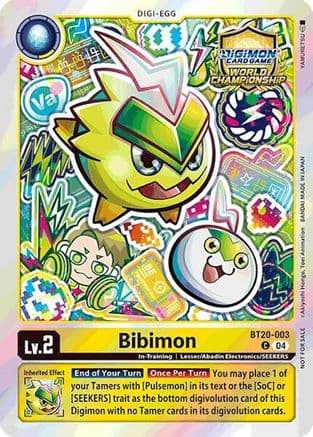 Bibimon (Regionals 25-26 Champion Card Set Season 1) — Release Special Booster 2.5