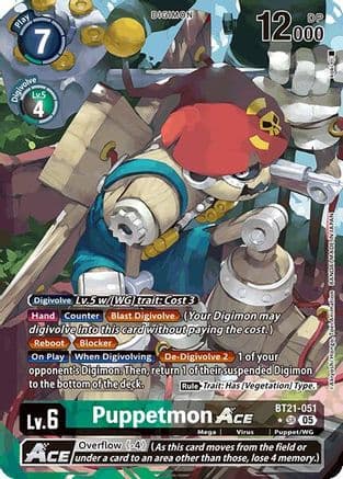 Puppetmon ACE (Alternate Art) — World Convergence