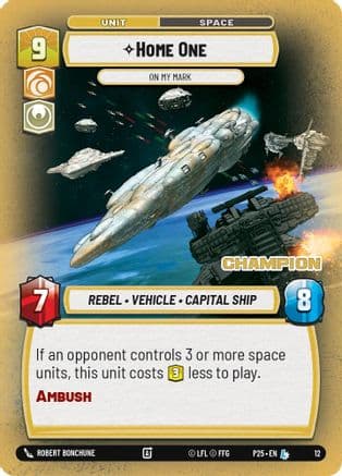 Home One - On My Mark (Champion) — Organized Play Promos