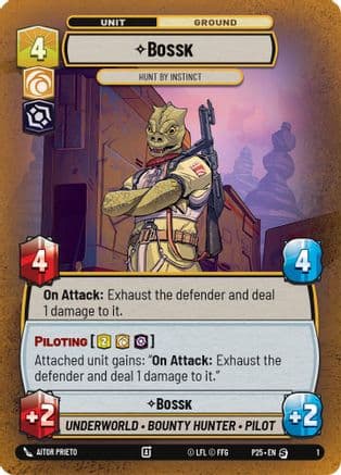 Bossk - Hunt By Instinct — Organized Play Promos