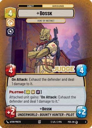 Bossk - Hunt By Instinct — Judge Promos
