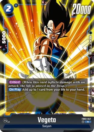 Vegeta (Limited Pack 01) — Tournament and Championship Promos