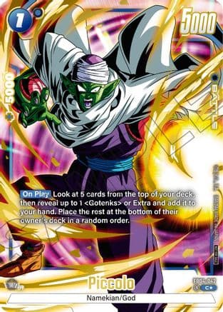 Piccolo (Alternate Art) (Limited Pack 01) — Tournament and Championship Promos