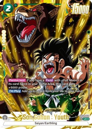 Son Gohan : Youth (Alternate Art) (Limited Pack 01) — Tournament and Championship Promos