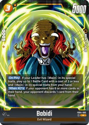 Babidi (Limited Pack 01) — Tournament and Championship Promos