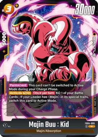 Majin Buu : Kid (Limited Pack 01) — Tournament and Championship Promos