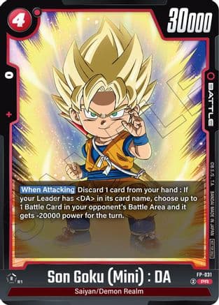 Son Goku (Mini) : DA (Promotion Pack Vol.5) - DUPLICATE CARD — Tournament and Championship Promos