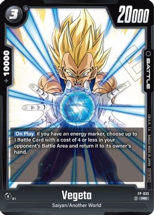 Vegeta (Promotion Pack Vol.5) - DUPLICATE CARD — Tournament and Championship Promos