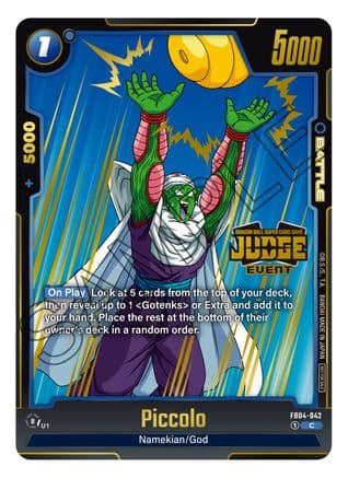 Piccolo (Judge Pack (Event Judge) 03) — Tournament and Championship Promos