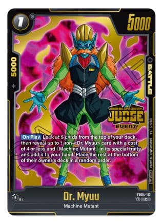 Dr. Myuu (Judge Pack (Event Judge) 03) — Tournament and Championship Promos