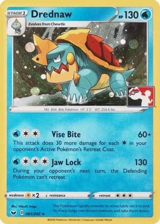 Drednaw - 061/202 (League Promo) — League & Championship Cards Pokémon TCG card by Hasuno Asap