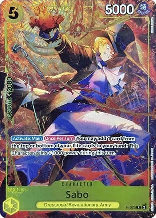 Sabo (Premium Card Collection -Best Selection Vol. 3-) — One Piece Promotion Cards