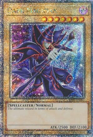 Dark Magician (New Art) (Quarter Century Secret Rare) — Quarter Century Stampede
