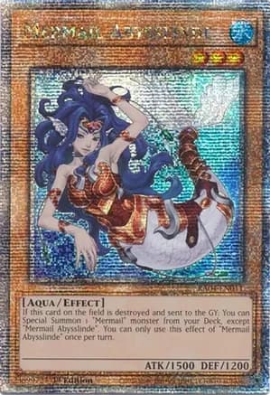 Mermail Abysslinde (Quarter Century Secret Rare) — Quarter Century Stampede