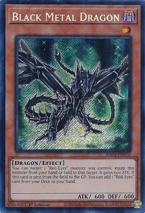Black Metal Dragon (Secret Rare) — Quarter Century Stampede