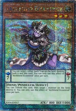 Archfiend Eccentrick (Quarter Century Secret Rare) — Quarter Century Stampede