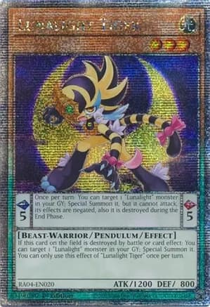 Lunalight Tiger (Quarter Century Secret Rare) — Quarter Century Stampede