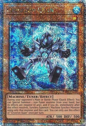 Crystron Quan (Quarter Century Secret Rare) — Quarter Century Stampede