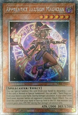 Apprentice Illusion Magician (Platinum Secret Rare) — Quarter Century Stampede