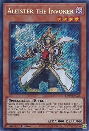 Aleister the Invoker (Alternate Art) (Secret Rare) — Quarter Century Stampede
