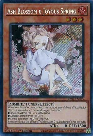 Ash Blossom & Joyous Spring (Alternate Art) (Secret Rare) — Quarter Century Stampede