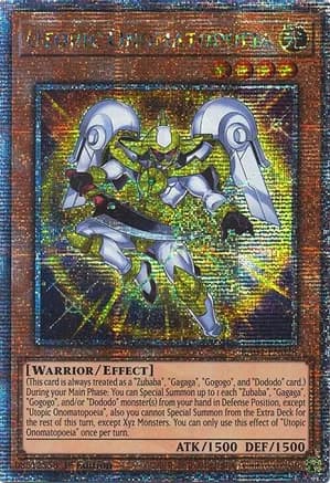 Utopic Onomatopoeia (Quarter Century Secret Rare) — Quarter Century Stampede