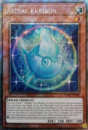 Astral Kuriboh (Platinum Secret Rare) — Quarter Century Stampede