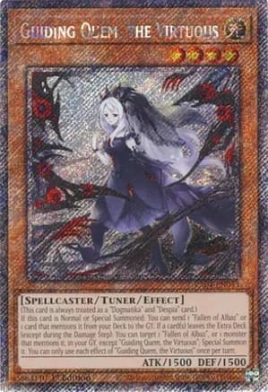 Guiding Quem, the Virtuous (Platinum Secret Rare) — Quarter Century Stampede