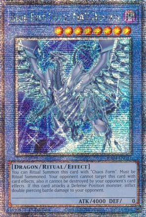 Blue-Eyes Chaos MAX Dragon (New Art) (Quarter Century Secret Rare) — Quarter Century Stampede