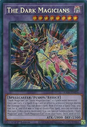 The Dark Magicians (Secret Rare) — Quarter Century Stampede