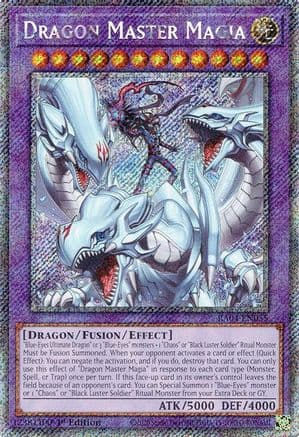 Dragon Master Magia (Platinum Secret Rare) — Quarter Century Stampede