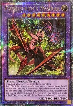 Fiendsmith's Desirae (Quarter Century Secret Rare) — Quarter Century Stampede