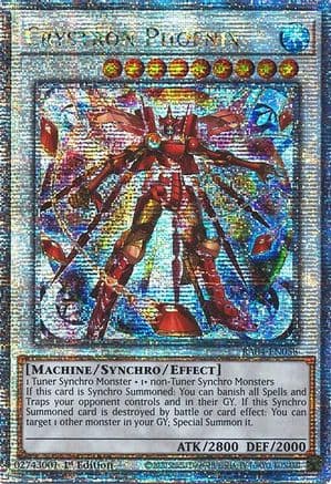 Crystron Phoenix (Quarter Century Secret Rare) — Quarter Century Stampede