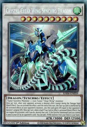 Crystal Clear Wing Synchro Dragon (PCR) — Quarter Century Stampede