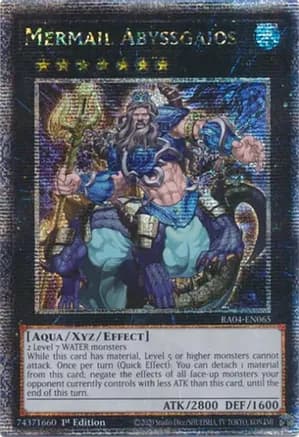 Mermail Abyssgaios (Quarter Century Secret Rare) — Quarter Century Stampede