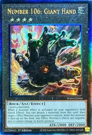 Number 106: Giant Hand (PUR) — Quarter Century Stampede