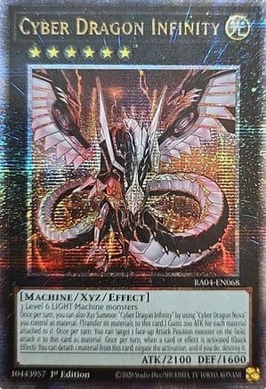 Cyber Dragon Infinity (Quarter Century Secret Rare) — Quarter Century Stampede