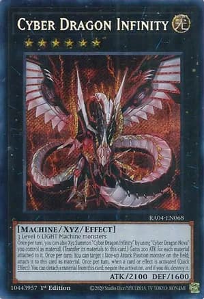 Cyber Dragon Infinity (Secret Rare) — Quarter Century Stampede