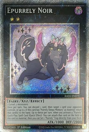 Epurrely Noir (Platinum Secret Rare) — Quarter Century Stampede