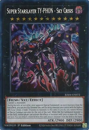 Super Starslayer TY-PHON - Sky Crisis (Secret Rare) — Quarter Century Stampede
