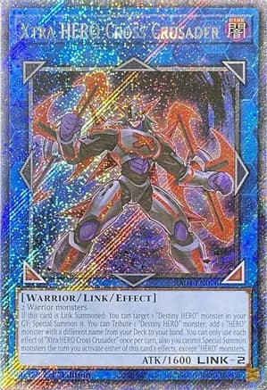 Xtra HERO Cross Crusader (Platinum Secret Rare) — Quarter Century Stampede
